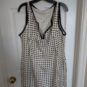 Black & White Polka Dot Silk Dress Sz12